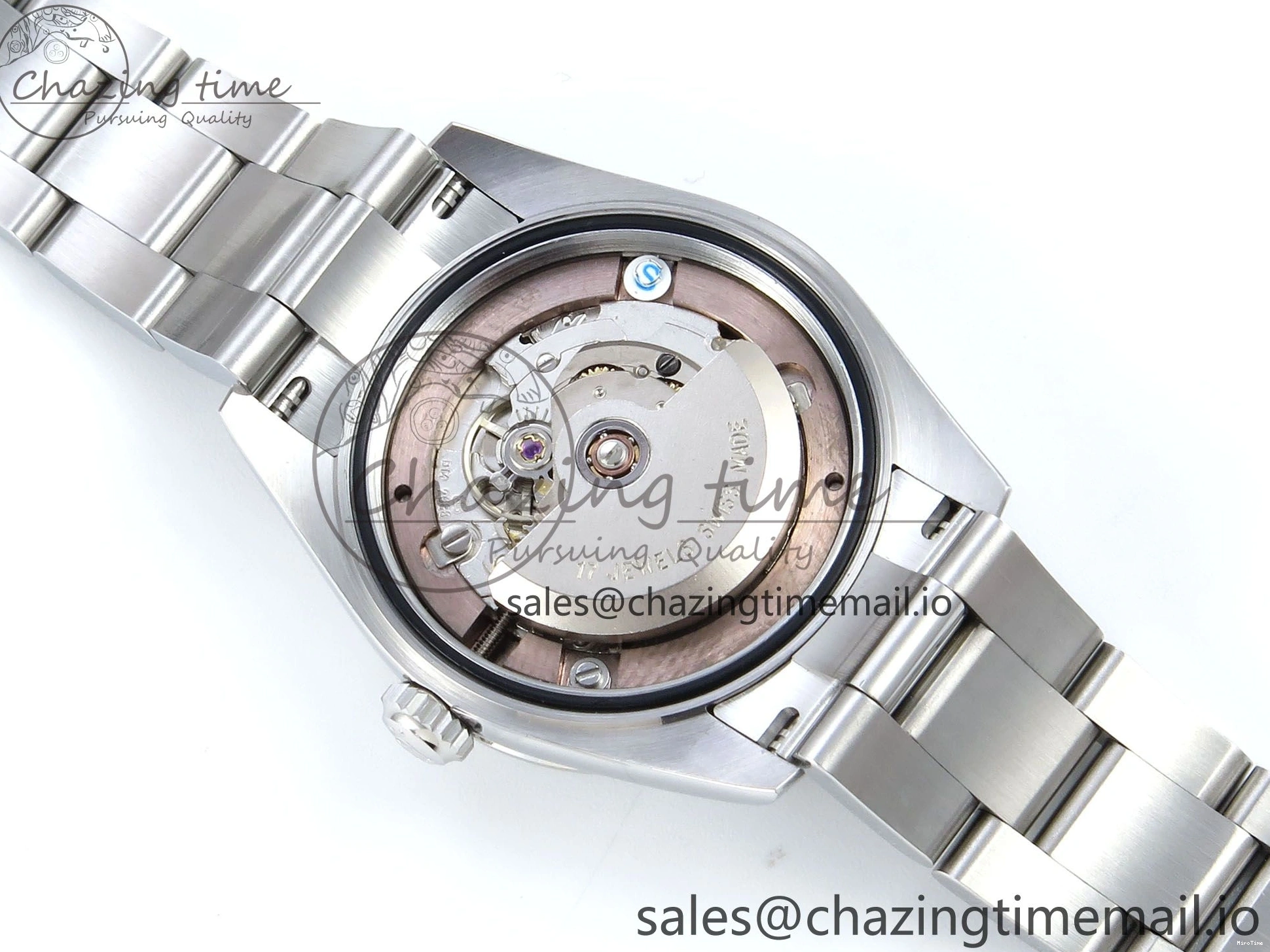 MiroTime 0518 EasyMatch DateJust 31 278274 ARF 1:1 Best Edition 904L Steel Gray Roman Diamonds Dial on SS Oyster Bracelet ETA 550